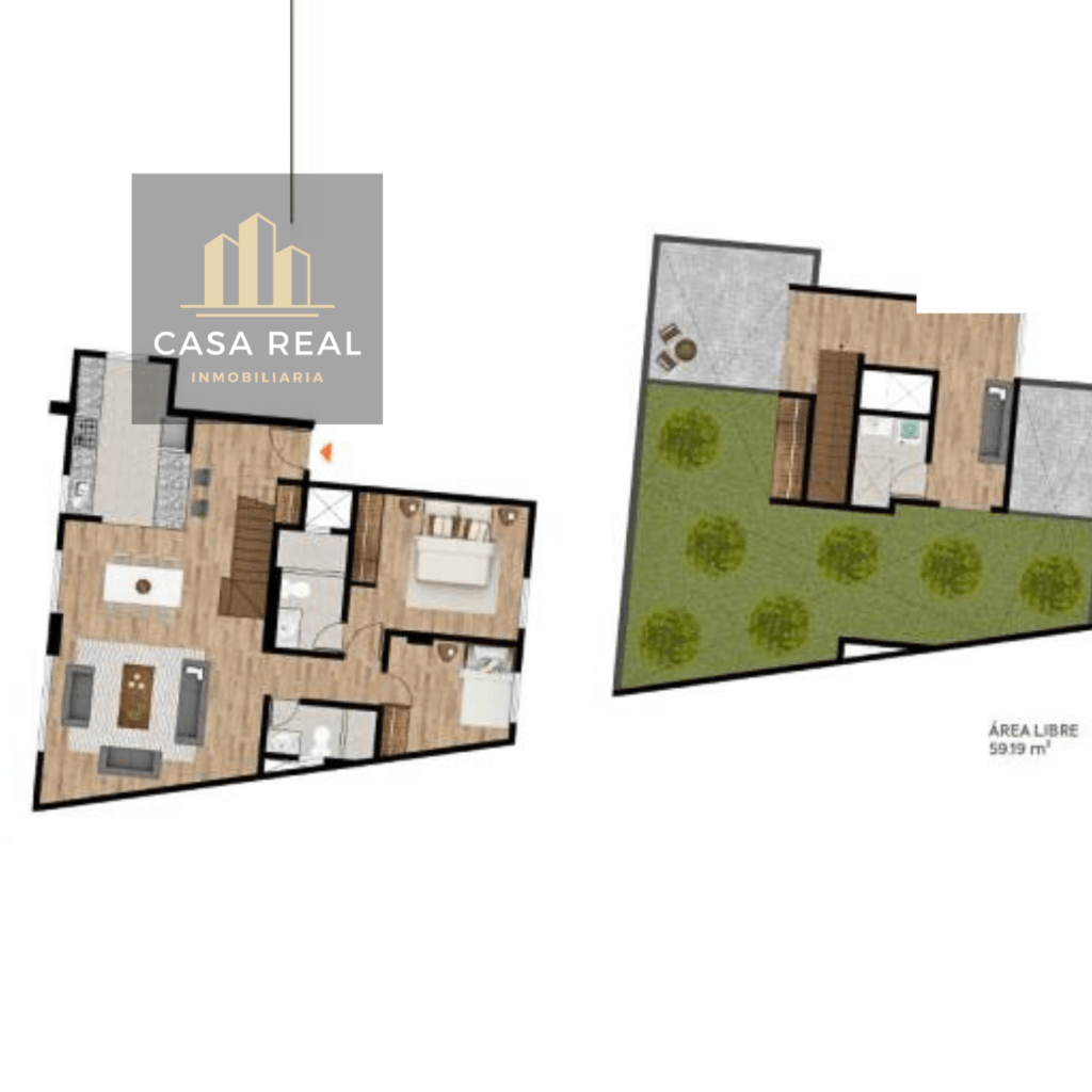 venta de Duplex con terraza con 2 dormitorios de estreno 13