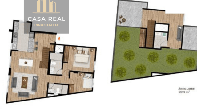 venta de Duplex con terraza con 2 dormitorios de estreno 13